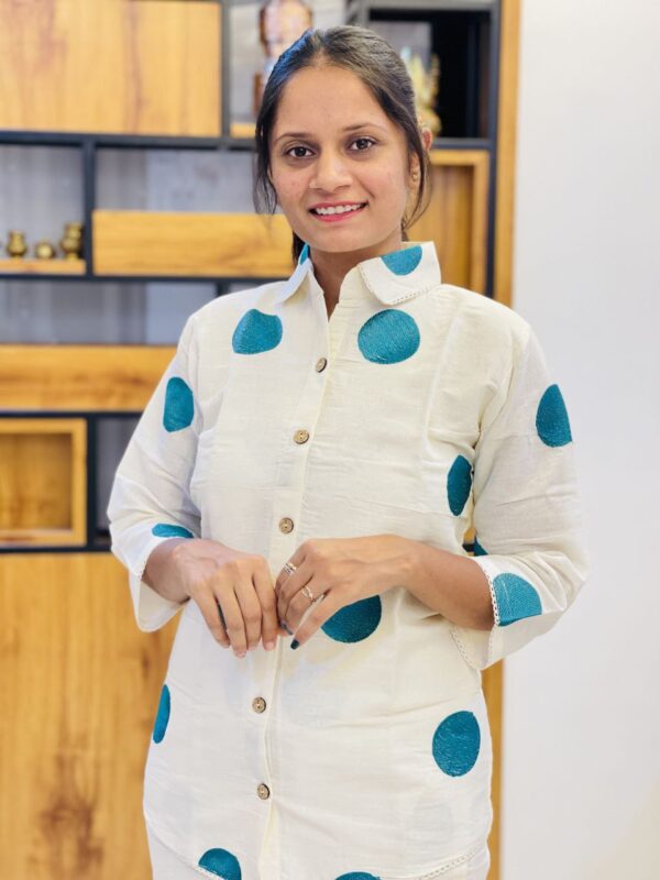 New Design Rama Colour Round Design Co-ord Set - Image 5