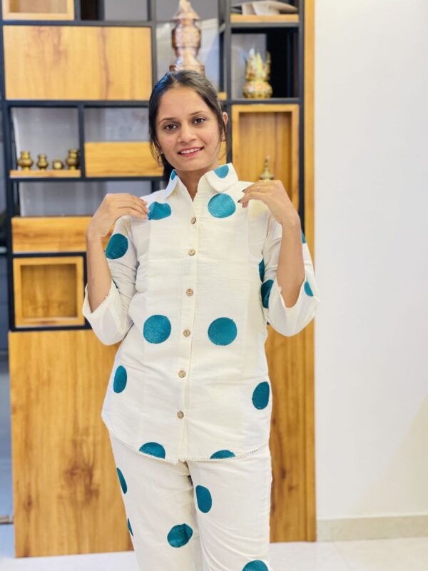 New Design Rama Colour Round Design Co-ord Set - Image 6