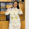 Khadi Cotton Umbrella Design Co Ord Set - Image 2