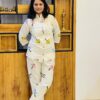Khadi Cotton Umbrella Design Co Ord Set
