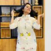 Khadi Cotton Umbrella Design Co Ord Set - Image 8