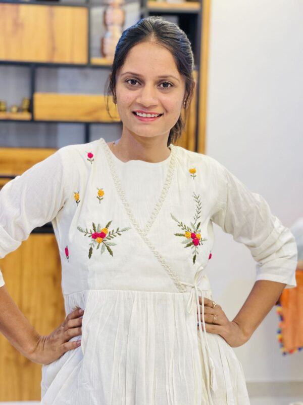 Playful Khadi Cotton Top - Image 5