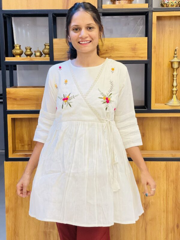 Playful Khadi Cotton Top - Image 6