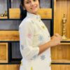 Pure Cotton Khadi Embroidered Co-ord Set - Image 4