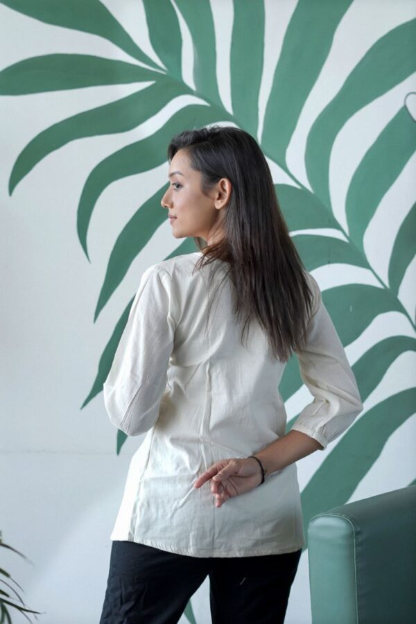 Playful Khadi Cotton Summer Top - Image 5
