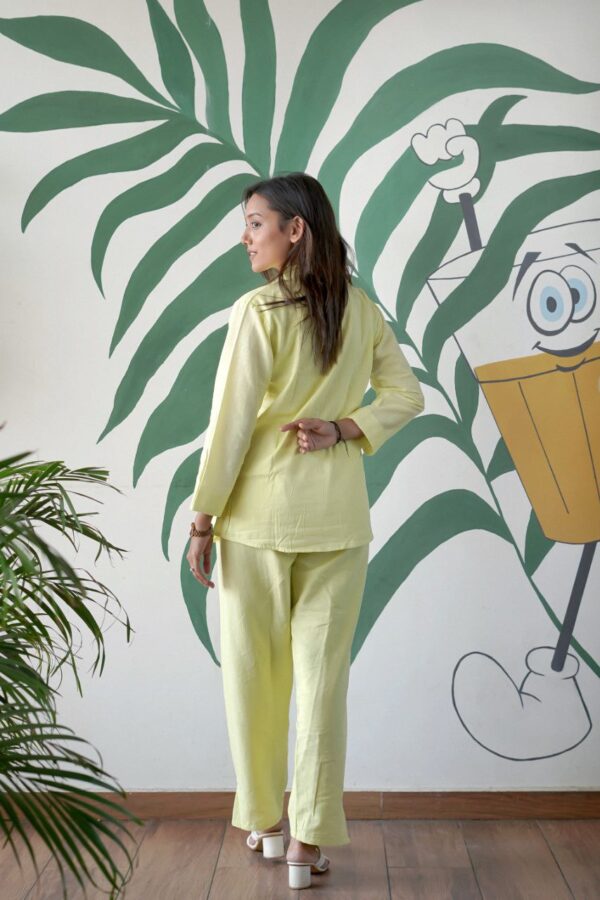 Elegant Handcrafted Khadi Cotton Co Ord Set - Image 2