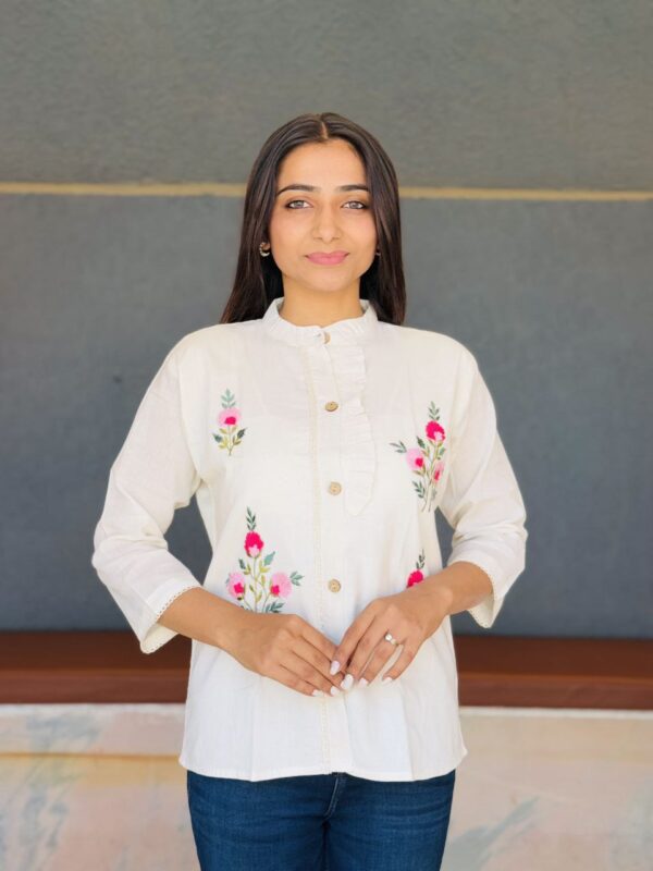 Khadi Cotton Designer Shirt - Image 2