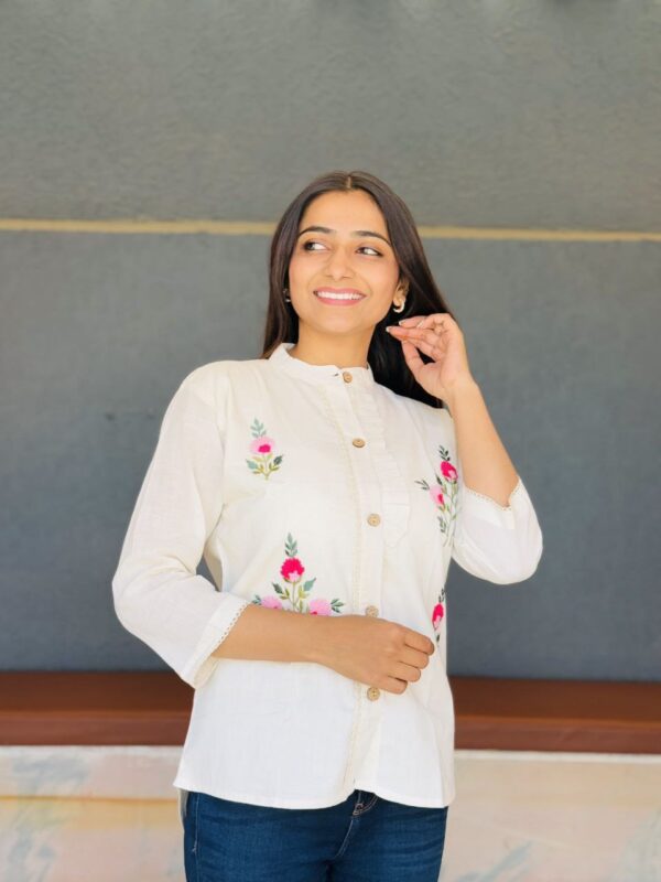 Khadi Cotton Designer Shirt - Image 3