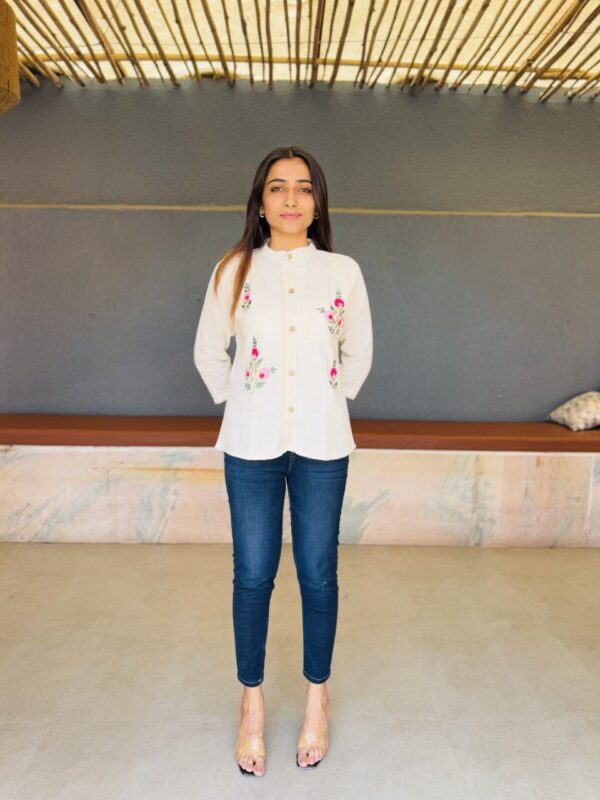 Khadi Cotton Designer Shirt - Image 5