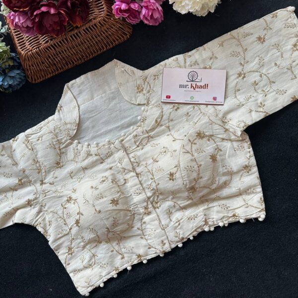 Pure Camric Khadi Cotton Blouse