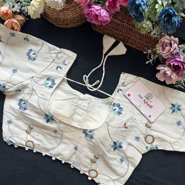 Pure Camric Cotton Diable Blouse - Image 2