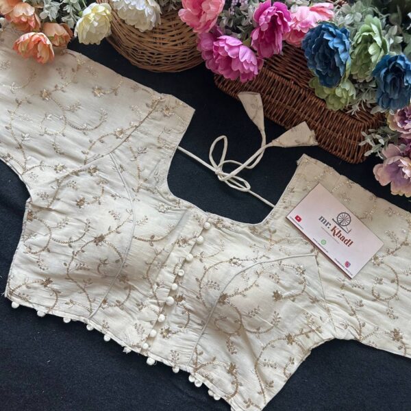 Pure Camric Cotton Diable Blouse