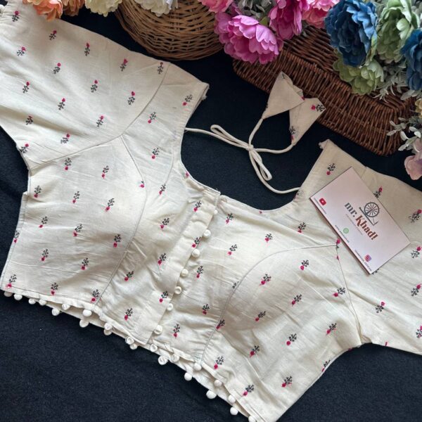 Pure Camric Cotton Diable Blouse