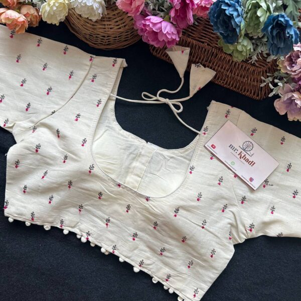 Pure Camric Cotton Diable Blouse - Image 2