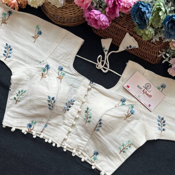 Pure Camric Cotton Diable Blouse