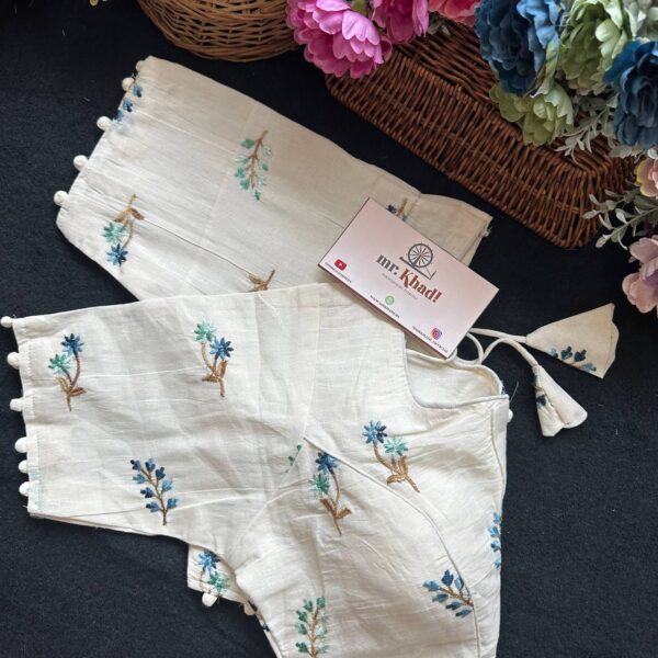 Pure Camric Cotton Diable Blouse - Image 3