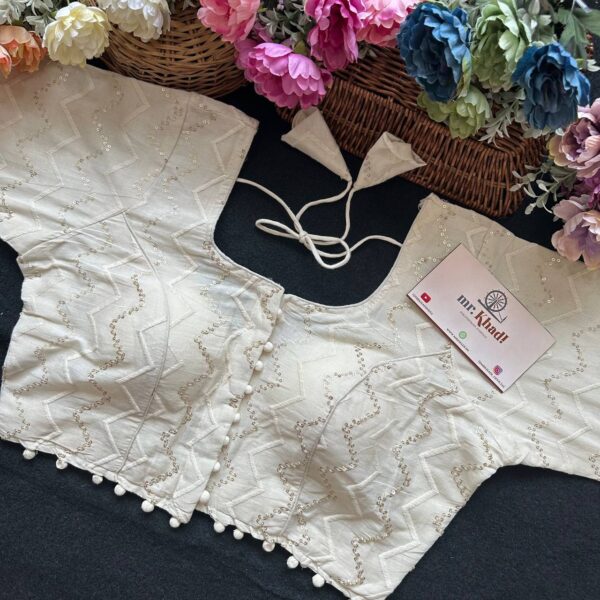 Pure Camric Cotton Diable Blouse