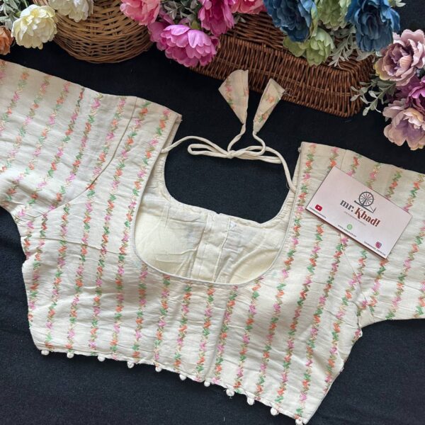 Pure Camric Cotton Diable Blouse - Image 3