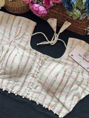 Pure Camric Cotton Diable Blouse