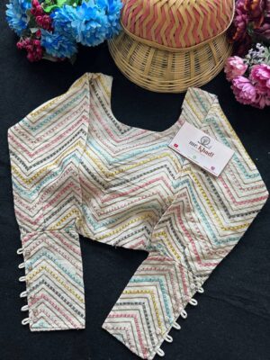 Elegant Pure Khadi Cotton Blouse