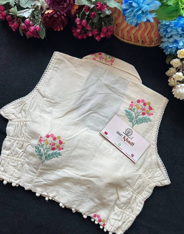 Designer Khadi Blouse - Image 2