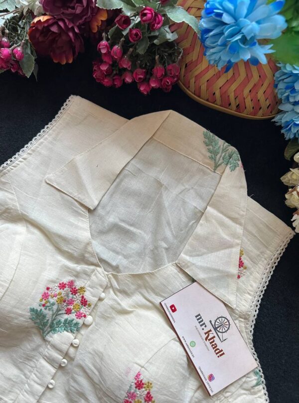 Designer Khadi Blouse - Image 3
