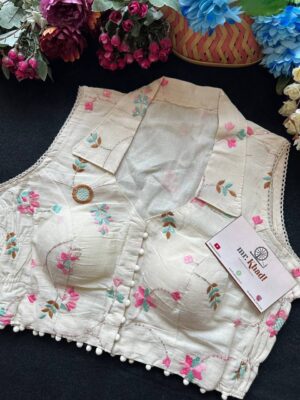 Designer Khadi Stretchable Blouse