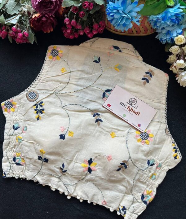 Pure Cotton Stretchable Blouse - Image 2