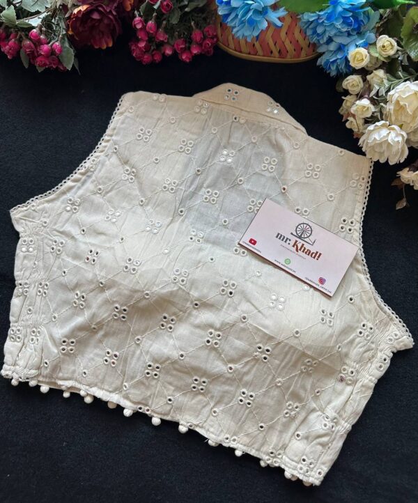 Elegant Stretchable Khadi Blouse - Image 2