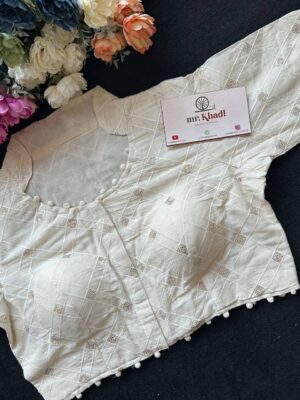 Elegant Sequined Designer Blouse