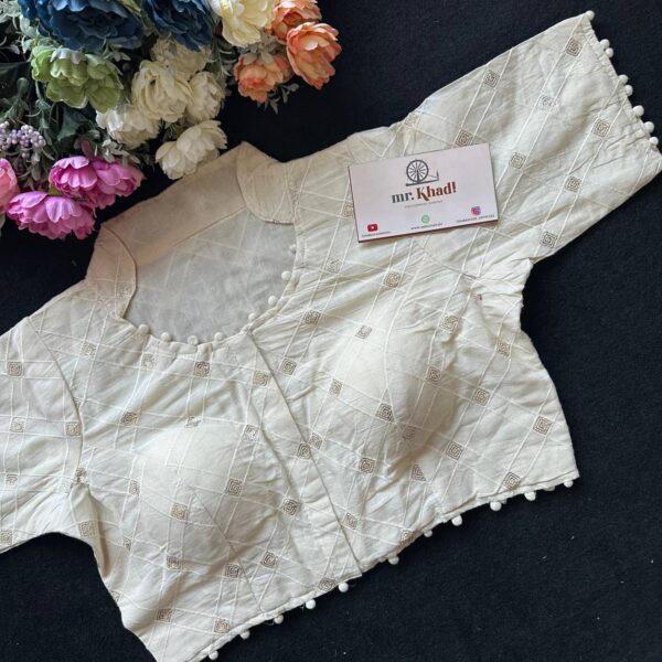 Elegant Sequined Designer Blouse