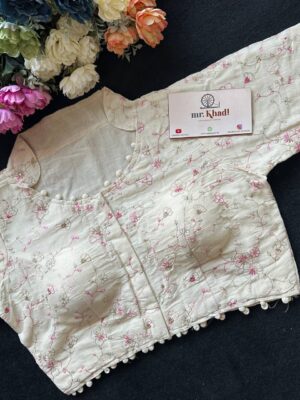 Premium Pure Camric Khadi Cotton Blouse