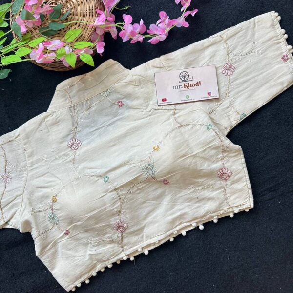 Sequined Designer Blouse - Image 2