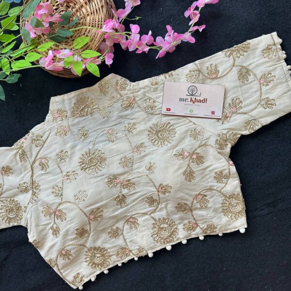 Gota Patti Work Designer Blouse - Image 2