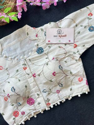 Elegant Flower Design Blouse