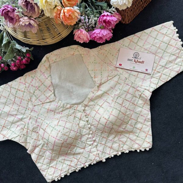 Elegant Multi-Sequence Work Blouse