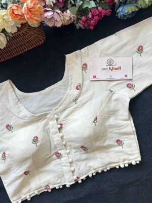 Pure Camric Cotton Diable Blouse