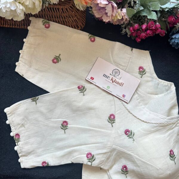 Pure Camric Cotton Diable Blouse - Image 2