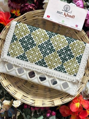 Handcrafted Mirror Work Sling Purse