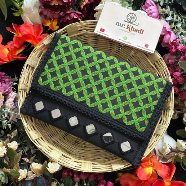 Handmade Mirror Work Purse