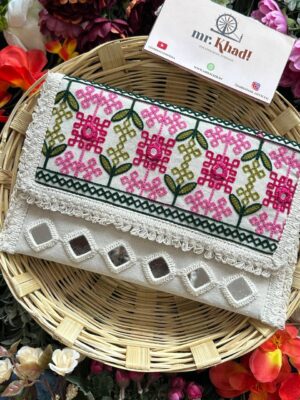 Handmade Mirror Work Purse