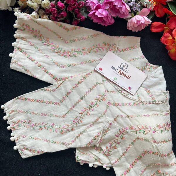 Zig Zag Designer Blouse - Image 3