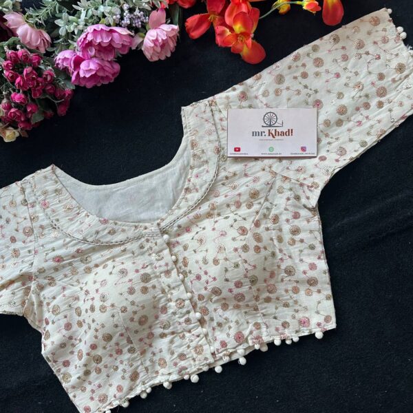 Designer Sequence Butti Work Blouse