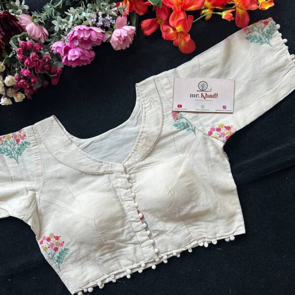 Pure Camric Cotton Diable Blouse