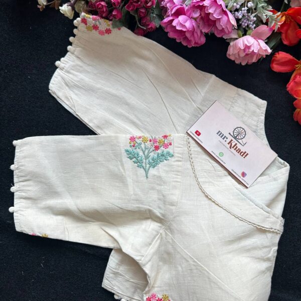 Pure Camric Cotton Diable Blouse - Image 3