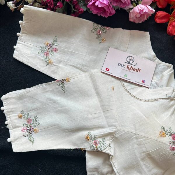 Pure Camric Cotton Diable Blouse - Image 3