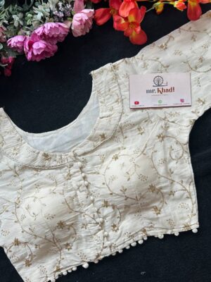 Golden Thread Designer Blouse