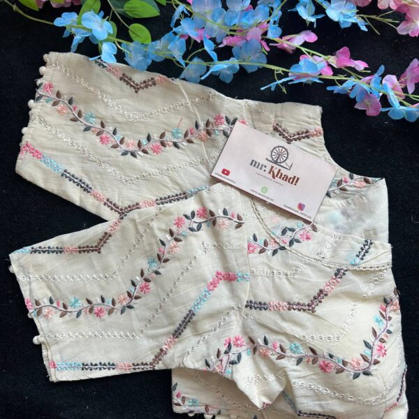 Colorful Designer Diable Blouse - Image 2