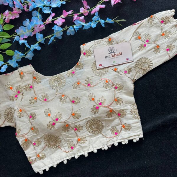 Designer Gota Pati Work Blouse - Image 2