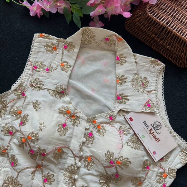 Gotta Patti Designer Blouse - Image 3